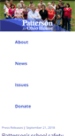 Mobile Screenshot of pattersonforohio.com