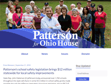 Tablet Screenshot of pattersonforohio.com